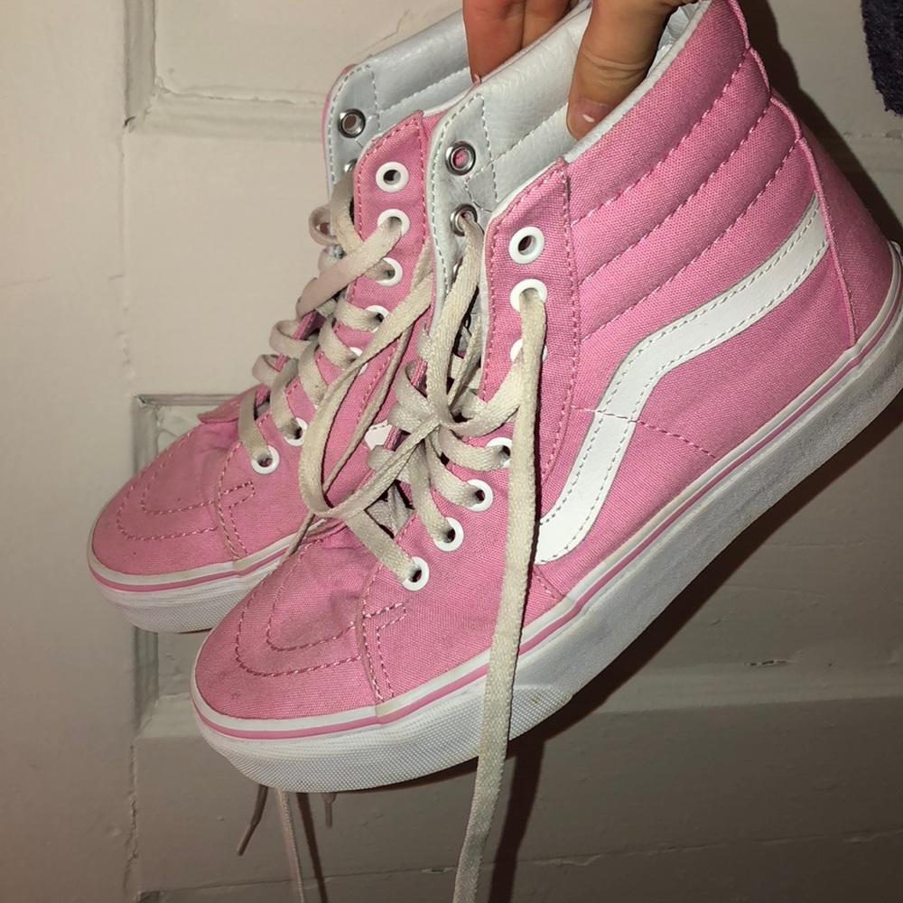 Pink Sk8-Hi Vans